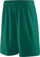 augusta sportswear training short black boys' clothing : active логотип