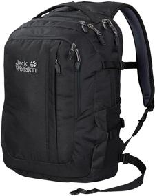 img 4 attached to 🎒 Jack Wolfskin Jack Pot Rucksack Black: Unleash Your Adventurous Spirit with Style