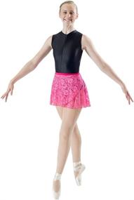 img 3 attached to HDW DANCE Skirts Cotton Waistband Sports & Fitness