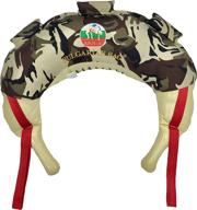 bulgarian bag - suples (the original) camo canvas 26 lb. medium/red + fitness training dvd for crossfit, wrestling, judo, grappling, functional training, mma, sandbag, powerbag, cardio, and strength logo