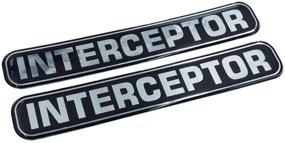 img 3 attached to Interceptor Police Emblem Chrome Stickers