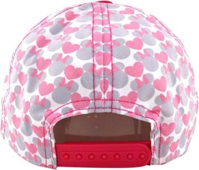 img 2 attached to 🎀 Adorable Disney Girls Minnie Mouse Cotton Baseball Cap with 3D Bowtique Bow (Toddler/Little Girls) - Stylish & Comfortable!