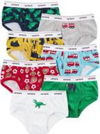 comfortable and convenient: carter's 🩲 boy's 7 pack briefs for everyday wear logo