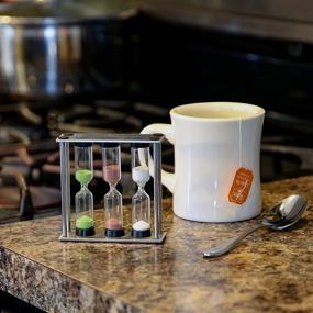 img 3 attached to 🍵 Lily's Home Perfect Tea Timer: 3-In-1 3-4-5 Minute Sand Hourglass Timers - Find Your Ideal Brew Time!