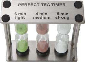 img 1 attached to 🍵 Lily's Home Perfect Tea Timer: 3-In-1 3-4-5 Minute Sand Hourglass Timers - Find Your Ideal Brew Time!