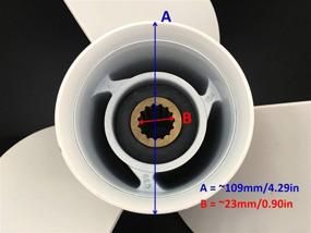 img 3 attached to Алюминиевый пропеллер Yamaha Outboard 6E5 45947 00 EL