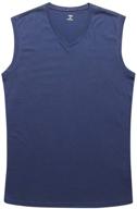 y2y2 men's sleeveless v neck t-shirt in white - summer essential logo