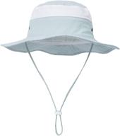 👒 stylish and practical toddler infant summer bucket hat - ideal boys' headwear for outdoor fun! logo