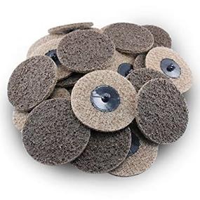 img 2 attached to BHA Surface Conditioning Coarse Quick Change Discs, 3" Tan Prep Pad - Pack of 25