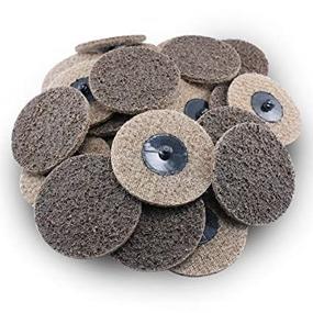 img 4 attached to BHA Surface Conditioning Coarse Quick Change Discs, 3" Tan Prep Pad - Pack of 25