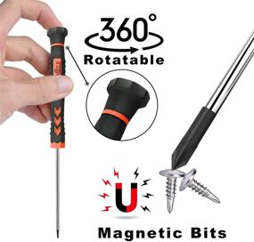 img 1 attached to 🔧 Versatile Screwdriver Set: Flathead, Phillips & Pentalobe Options