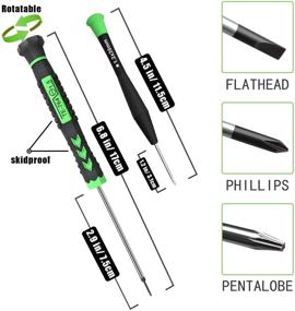 img 3 attached to 🔧 Versatile Screwdriver Set: Flathead, Phillips & Pentalobe Options