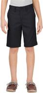 dickies khaki stretch desert 20 boys' clothing in shorts logo