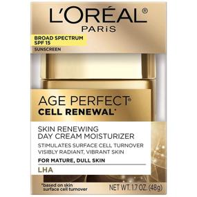 img 3 attached to 🔆 L'Oreal Paris Age Perfect Cell Renewal Day Cream Review: Radiant Skin with Salicylic Acid and SPF 15 in 1.7 oz Moisturizer