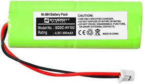 img 4 attached to 🔋 Synergy Digital Replacement Battery for Dogtra BP12RT Rechargeable Dog Training Collar - Ultra Hi-Capacity Ni-MH Battery, 4.8V, 400mAh