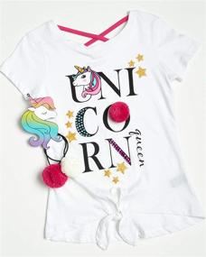 img 2 attached to 👚 Dreamstar Girls T-Shirts with an Accessory Headband for Girls: Clothing, Tops, Tees, and Blouses