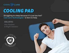img 3 attached to 🌬️ Cool Care Technologies Pillow Cooling Pad: Instant Cool Relief for Fevers, Migraines, Hot Flashes, Night Sweats - Gel Cooling Mat Activated by Pressure - Place on Pillow