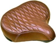 🚴 taiwan-made fito gs beach cruiser bike saddle seat with spring suspension in brown – superior comfort for your bicycle logo