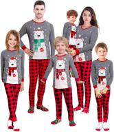 cotton holiday pajamas ✨ christmas sleepwear set for matching family logo