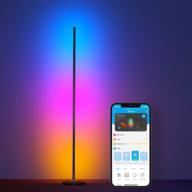 govee led floor lamp: wifi control, rgbic corner design, diy mode, music sync, modern alexa-compatible lighting for living room/bedroom логотип