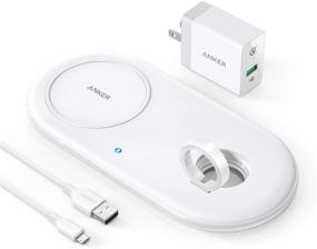 img 4 attached to 🔌 Anker PowerWave+ Pad 2 in 1 Wireless Charger with Apple Watch Holder for Apple Watch 4/3/2 - Compatible with iPhone 11, 11 Pro, 11 Pro Max, Xs, XS Max, XR, X, 8, 8 Plus (No Apple Watch Charger)