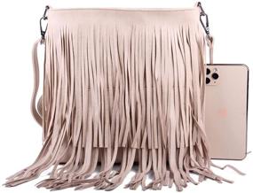 img 2 attached to Lanpet Women's Handbags & Wallets with Fringe Tassel: Perfect Crossbody Bags for Leisure Shoulder Style