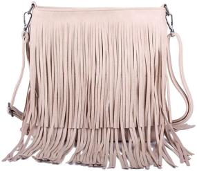 img 4 attached to Lanpet Women's Handbags & Wallets with Fringe Tassel: Perfect Crossbody Bags for Leisure Shoulder Style