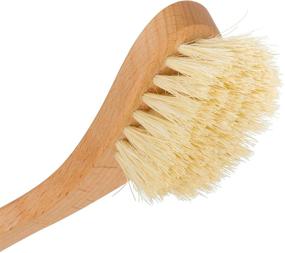 img 3 attached to 🧽 Set of 2 Redecker Curved Dish Brushes with Strong Tampico Fiber Bristles, 9-1/4 inches, Oiled Beechwood Handle, German-Made