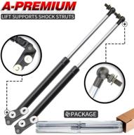 🚗 reliable rear tailgate lift supports for toyota celica 2000-2005 hatchback | a-premium shock struts with stock spoiler compatibility logo