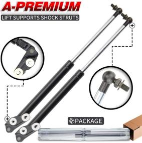 img 4 attached to 🚗 Reliable Rear Tailgate Lift Supports for Toyota Celica 2000-2005 Hatchback | A-Premium Shock Struts with Stock Spoiler Compatibility