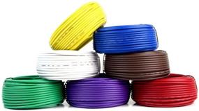 img 4 attached to 🔌 Top-Rated Best Connections Trailer Light Cable Wiring Harness: 50ft, 14 Gauge, 7-Wire, 7 Colors