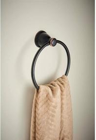 img 2 attached to 🛀 Franklin Brass Kinla Towel Ring - Stylish Oil Rubbed Bronze Bathroom Accessory (KIN46-ORB-1)