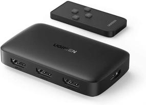 img 4 attached to 📺Ugreen HDMI переключатель 3 в 1 выход 4K HDMI разветвитель, HDMI переключатель с пультом управления для 4K 30 Гц HD 3D 1080P, переключатель монитора, совместимый с Apple TV PS5 PS4 Xbox Fire Stick Blu-Ray Player - Улучшенный SEO