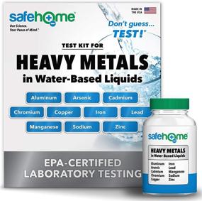 img 4 attached to 🧪 Safe Home HEAVY METALS Test Kit: Accurate Testing for 10 Metals in Water-Based Liquids by Our EPA Certified Lab – City Water, Well Water, Surface Water, Beer, Wine, Coffee, Juice, Supplements & More!
