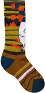 🧦 cozy comfort: smartwool wintersport full cushion pattern boys' clothing for socks & hosiery logo