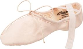 img 4 attached to 🩰Туфли для балета Capezio Canvas Juliet 2028C II: Идеальная посадка для маленьких танцовщиц-детей.