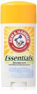 🌿 arm &amp; hammer essentials natural deodorant - unscented (2.5oz), pack of 3 - enhance your seo! logo