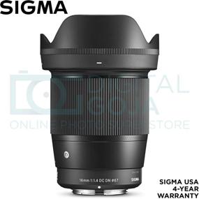 img 2 attached to Улучшенный объектив Sigma 16 мм f/1.4 DC DN Contemporary для Canon EF-M с набором аксессуаров Altura Photo Essential и путешественным набором