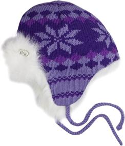 img 1 attached to 🎩 Ethel Knit Trapper Hat by Chaos