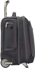 img 1 attached to 👜 Black Travelpro Crew Executive Choice Brief Bag - 17-Inch, 2-Wheeled with USB Port