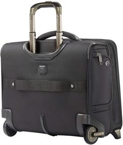 img 2 attached to 👜 Black Travelpro Crew Executive Choice Brief Bag - 17-Inch, 2-Wheeled with USB Port
