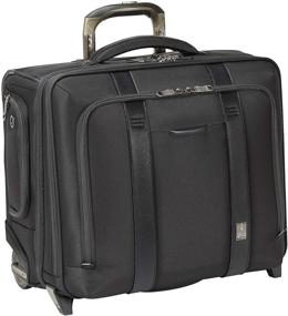 img 4 attached to 👜 Black Travelpro Crew Executive Choice Brief Bag - 17-Inch, 2-Wheeled with USB Port