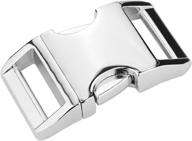📦 pack of 5 - 1" contoured aluminum side release buckles for enhanced seo logo