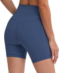 img 4 attached to Womens Workout Running Stretch Leggings
