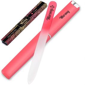 img 4 attached to Premium Glass Nail File for Natural Nails - Manicure & Nail Care - 💅 NEW COLOR! Top Choice Crystal Nail File for Women - Perfect Addition to Nail Accessories