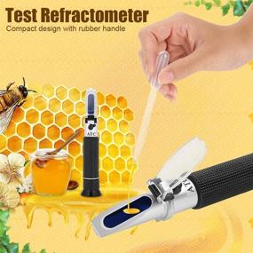 img 2 attached to Refractometer Moisture Molasses Keeping Supplies Test, Measure & Inspect