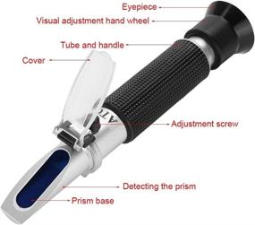 img 3 attached to Refractometer Moisture Molasses Keeping Supplies Test, Measure & Inspect