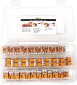 img 2 attached to 🔌 WAGO 221 LEVER-NUTS 78pc Compact Splicing Wire Connector Assortment with Case: Convenient and Versatile Solution for Electrical Connections
