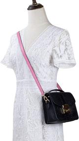 img 3 attached to 👜 Аутентичные сумки и кошельки Allzedream с кросс-боди регулируемым плечевым ремнем для женщин