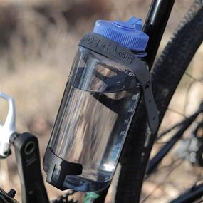 img 1 attached to 🚲 Nopal Extra-Wide Aluminum Cage with Strap - Bicycle Water Bottle Holder for Optimal Cycling Experience